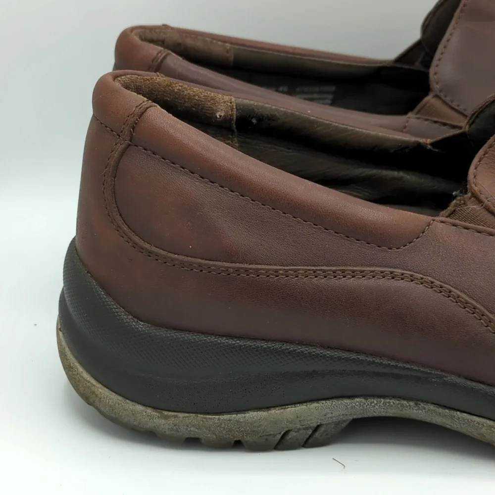 Dansko Men's Wayne Leather Slip Resistant Loafer Brown Size EU 46 US 12.5/13